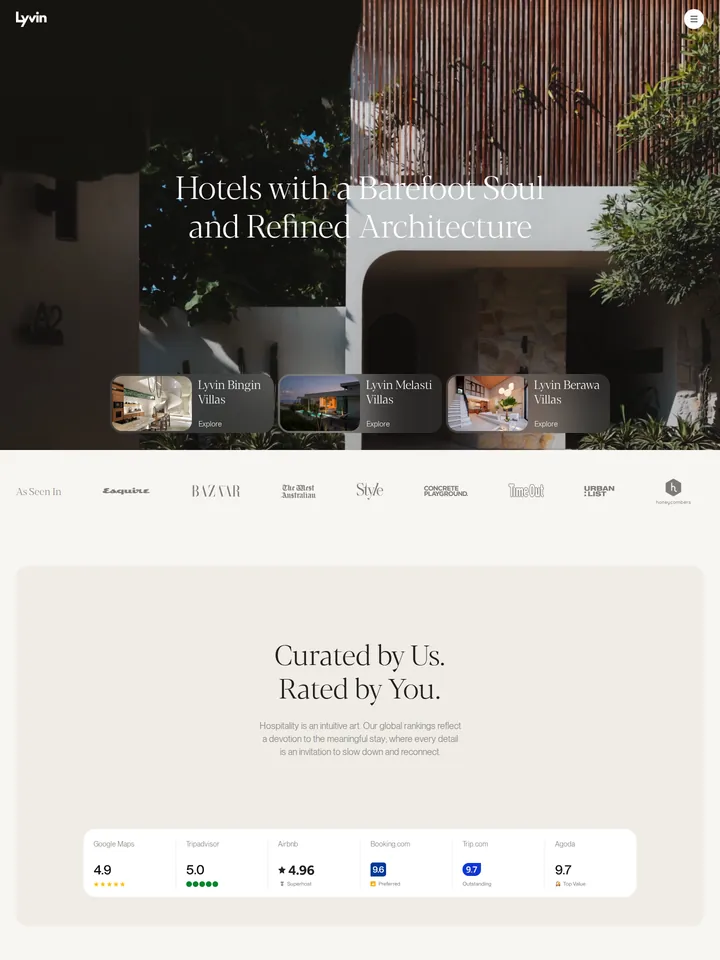 LYVIN.CO, головна (оренда), фрагмент 1